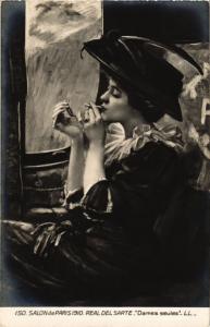 CPA Salon de 1910 REAL DE SARTE - Dames seules (217620)