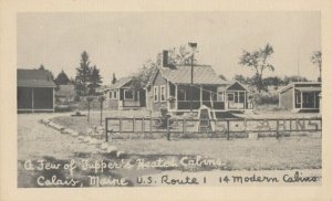 CALAIS, Maine,1920-30s; Tupper's Heated Cabins