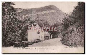 Old Postcard Route d Hauteville House emergency