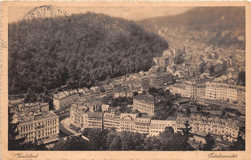 B30184 Karlsbad view czech republic karlovy vary