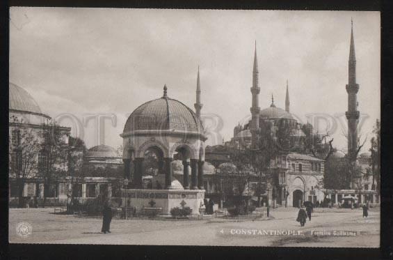 102223 TURKEY Constantinople Fontaine Guillaume II Vintage PC