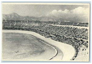 c1930's Audiences Santiago-Estadio National Chile Vintage Unposted Postcard