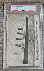 PSA Graded  1912 Steamer Titanic Postcard  Unposted  Divided Back