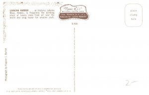 Lahaina Harbor Maui Hawaii Postcard