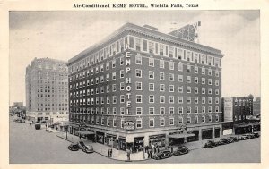 Wichita Falls Texas 1940s Postcard Kemp Hotel