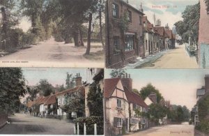 Sonning Lane Village Berkshire 4x Antique Postcard s