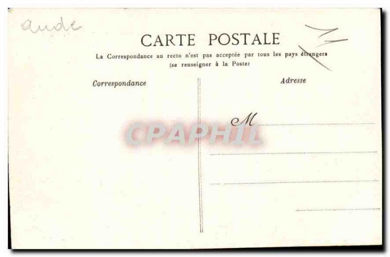 Old Postcard La Cite Carcassonne Le Chateau Feodal