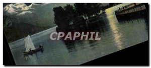 Old Postcard Lake Boat