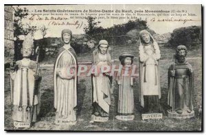Postcard Ancient healing saints of Notre Dame du Haut near Moncontour C N