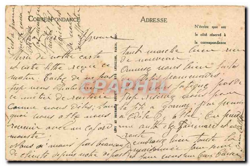 Old Postcard Old Chartres Cathedrale