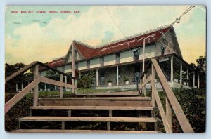 1911 Veranda View, Hotel Bon-Air Crystal Beach Ontario Canada Postcard