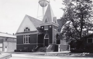 Iowa Monroe Baptist Church 1967 Real Photo