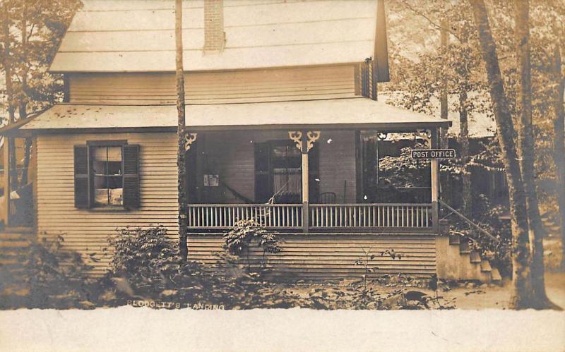 Blodgetts Landing NH Post Office RPPC