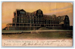 1908 The Edgemere Exterior View Far Rockaway Long Island Posted Vintage Postcard