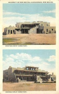 University of New Mexico, Albuquerque Kwataka Hokona Dormitory 1921 Postcard