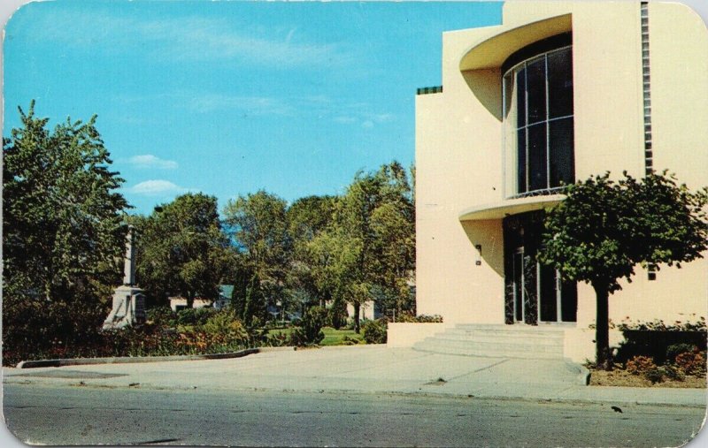 Penticton BC Court House British Columbia c1966 Postcard G27