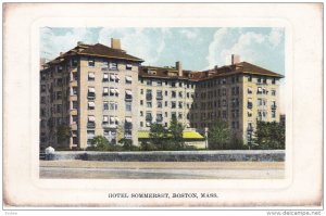 BOSTON, Massachusetts, PU-1910's; Hotel Sommerset