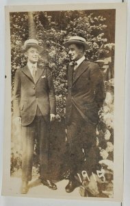 Rochester NY Arthur & Oliver Bouchard RPPC Suit Photos and Hats Postcard Q8