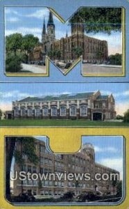 Marquette University - MIlwaukee, Wisconsin WI Postcard