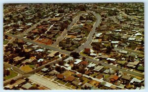 POINT LOMA, San Diego California CA ~ Aerial RESIDENTIAL SECTION c1960s Postcard