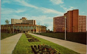 Modern Student's Residence Univeristy of Alberta Canada Postcard PC538