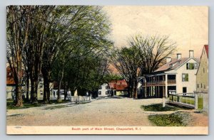 Main Street  Chepachet   Rhode Island  Postcard