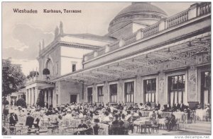 WIESBADEN, Hesse, Germany; Kurhaus, Terrasse, 1900-10s