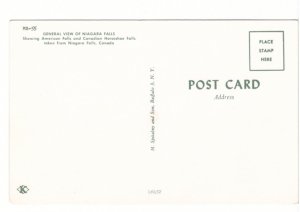 Niagara Falls Viewed From Canada, Vintage Chrome Postcard #2