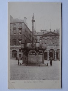 Scotland EDINBURGH The Mercat Cross c1908 RP Postcard by Rapid Photo V262-5