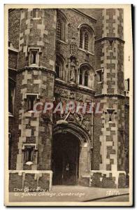 Postcard The Old gateway St John & # 39s College Cambridge