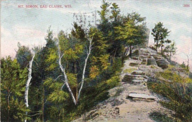 Wisconsin Eau Claire Mount Simon 1908