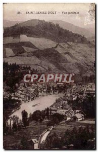 Postcard Old Saint Geniez d & # 39Olt General view