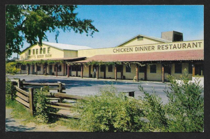 Knott's Berry Farm Ghost Town CA unused c1950's