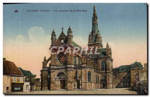 Postcard Old Ste Anne d & # 39Auray view Basilica Generale