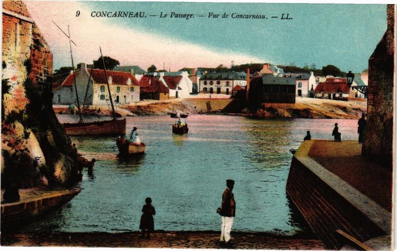 CPA CONCARNEAU - Le Passage - Vue de CONCARNEAU (206340)