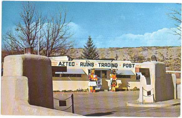 Aztec Ruins Trading Post, Aztec New Mexico NM, Chrome