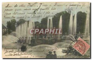 Old Postcard Park of Versailles Bassip Neptune