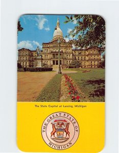 Postcard Capitol Building The Great State of Michigan Lansing USA