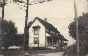 Copley OH Home 1909 Real Photo Postcard