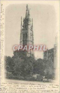 Postcard Old Bordeaux La Tour Pey Berlan (map 1900)