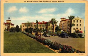 St. Mary's Hospital Sanatorium Tucson AZ Postcard PC169