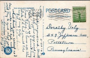 Postcard Post Office and YMCA Oil City PA 1943