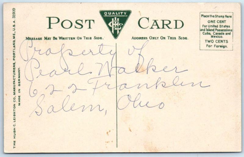 SALEM, Ohio  OH   Entrance to HOPE CEMETERY  ca 1910s   Postcard