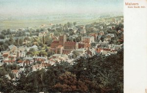 View of Malvern from North Hill, England, Great Britain, Early Postcard, Unused