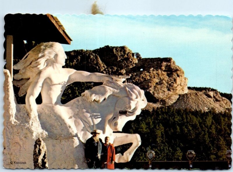 Postcard - Crazy Horse Mountain Memorial - South Dakota