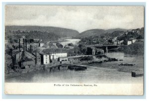 c1905 Forks of the Delaware, Easton, Pennsylvania PA Antique Unposted Postcard