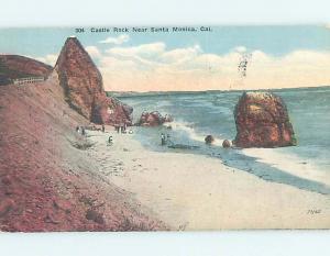 Divided-Back RUSTIC SCENE Santa Monica California CA hk3994