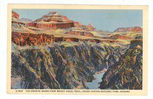 AZ - Grand Canyon Nat'l Park. Granite Gorge from Bright Angel Trail