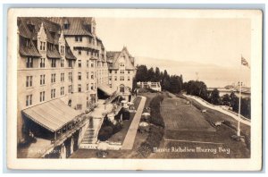 1943 Manoir Richelieu Murray Bay Quebec Canada RPPC Photo Posted Postcard