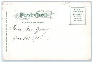1908 Entrance Dormitory University Pennsylvania Philadelphia PA Vintage Postcard